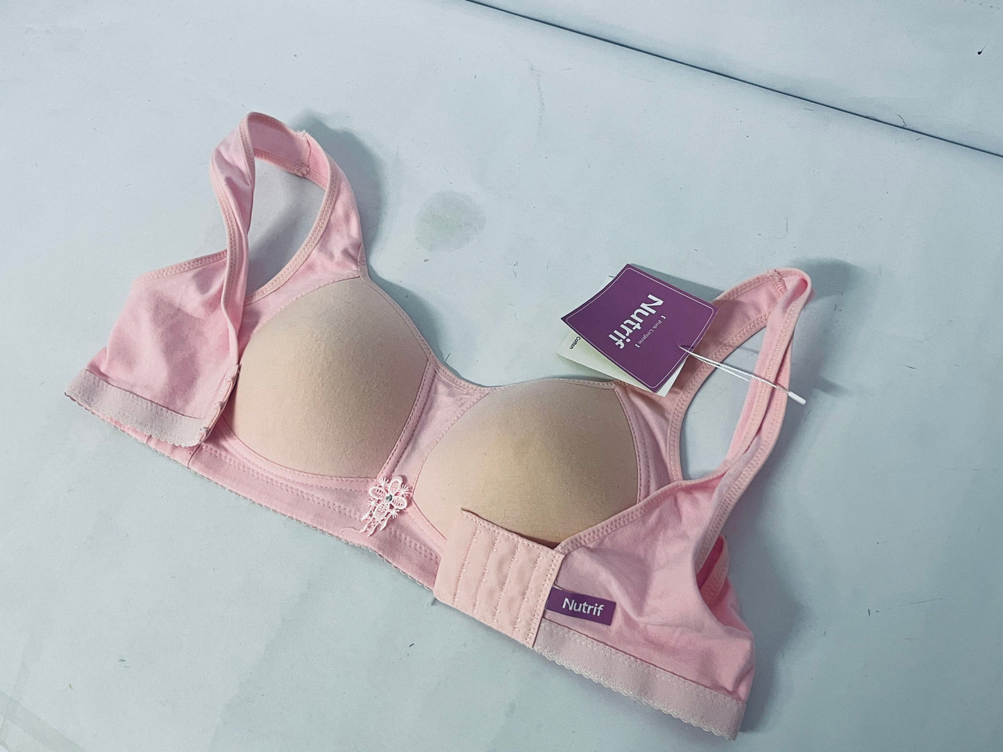 Nutrif Nursing Bra for Breastfeeding, Hands-Free Pumping & Nursing Maternity Bra, Seamless Wireless Adjustable Comfortable Breastfeeding Bra for Pregnant Women