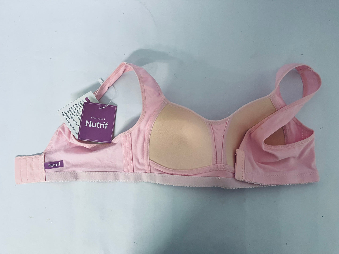 Nutrif Nursing Bra for Breastfeeding, Hands-Free Pumping & Nursing Maternity Bra, Seamless Wireless Adjustable Comfortable Breastfeeding Bra for Pregnant Women