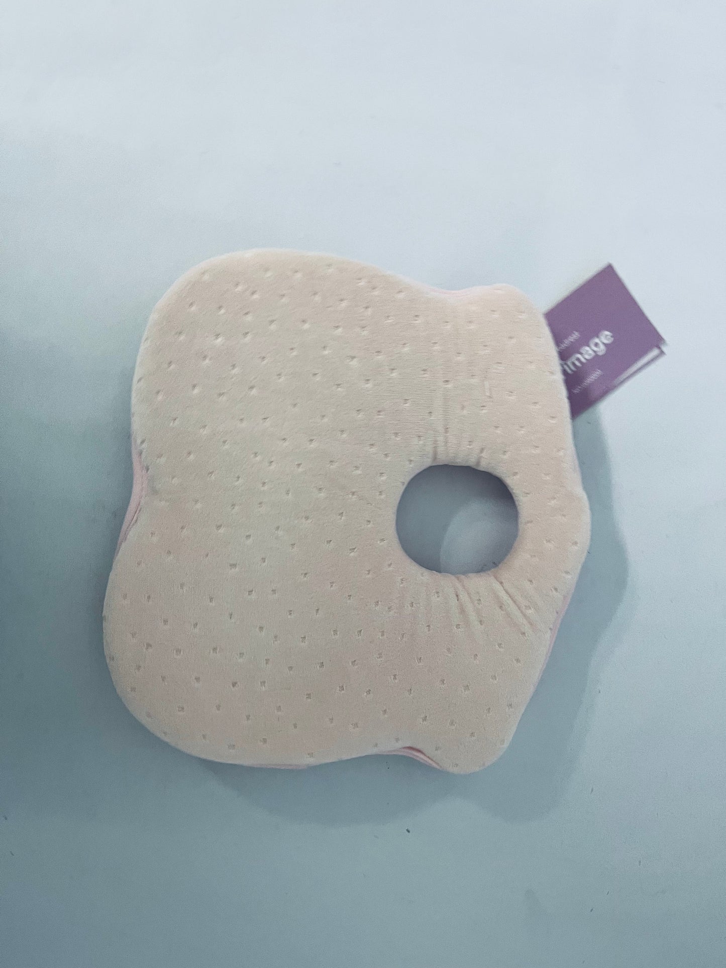 Nutrimage Memory Foam Baby Pillow for Newborn Flat Head Baby Pillow Machine-Washable Neck Support Prevent Flat Head 100% Cotton