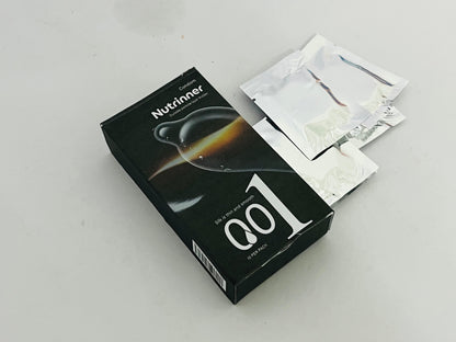 Nutrinner Condoms Pack of 12 - Premium Lubricated Natural Latex, Thinnest, Vegan-Friendly, No Latex Odor - Thin, Strong, and Extra Sensitive