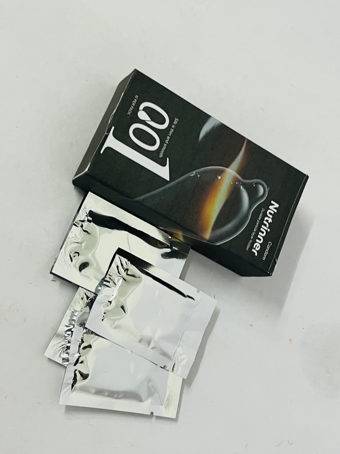 Nutrinner Condoms Pack of 12 - Premium Lubricated Natural Latex, Thinnest, Vegan-Friendly, No Latex Odor - Thin, Strong, and Extra Sensitive