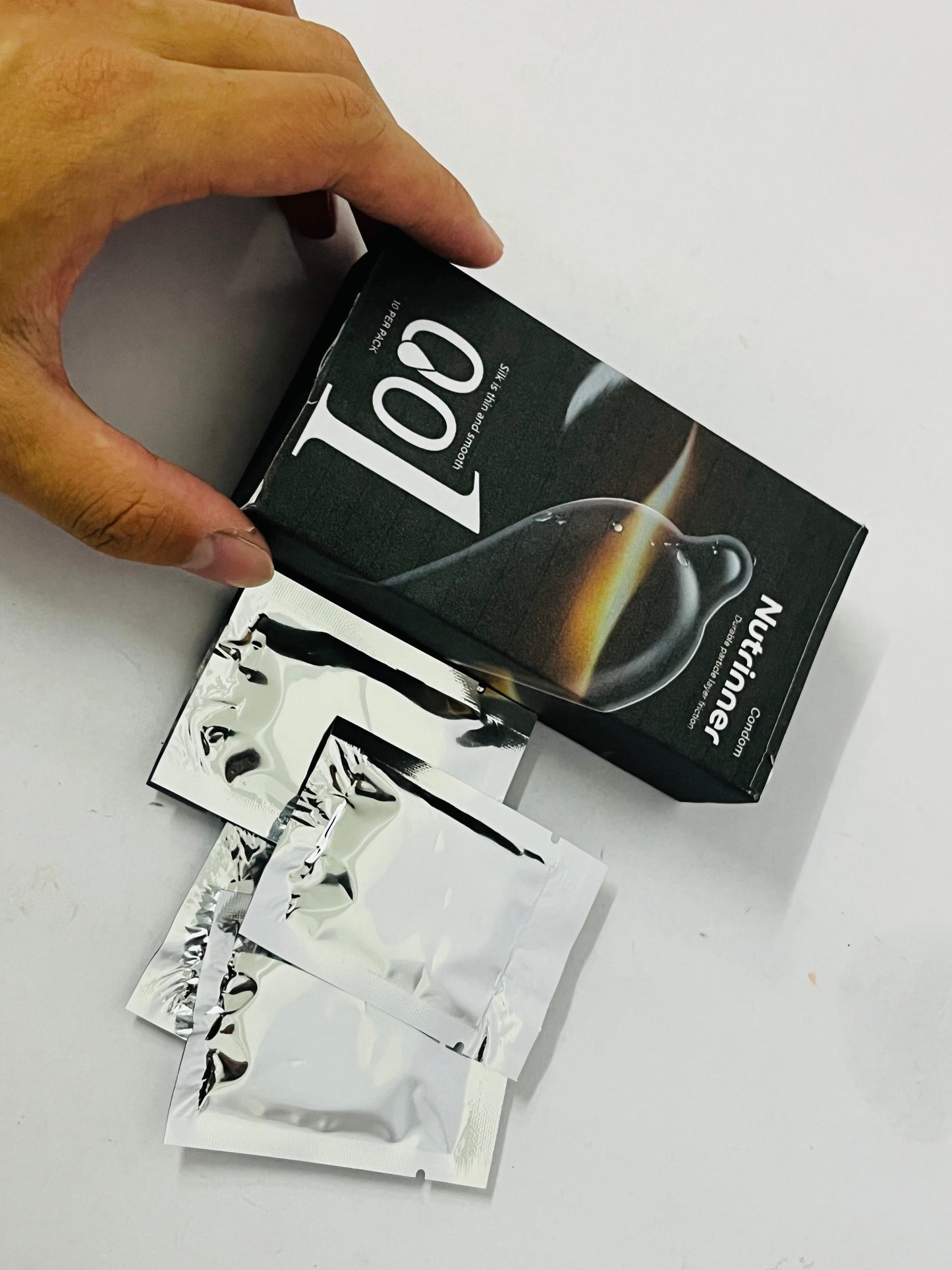 Nutrinner Condoms Pack of 12 - Premium Lubricated Natural Latex, Thinnest, Vegan-Friendly, No Latex Odor - Thin, Strong, and Extra Sensitive