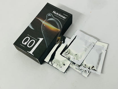 Nutrinner Condoms Pack of 12 - Premium Lubricated Natural Latex, Thinnest, Vegan-Friendly, No Latex Odor - Thin, Strong, and Extra Sensitive