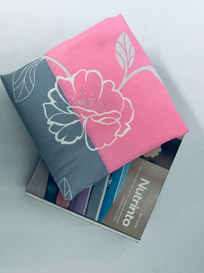 Nutrinto Pink Paisley Floral Sheet Set Queen Size, Soft Printed Microfiber Sheets Extra Deep Pocket