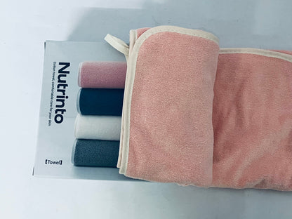 Nutrinto 1set Soft Microfiber Spa Towels Comfortable Headcloth Chest Towel Pillow Cover for Salon Use Highly Absorbent Quick Drying for Hair Drying and Beauty Treatments