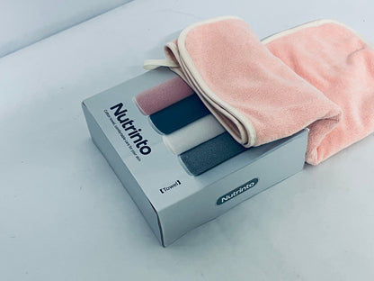 Nutrinto 1set Soft Microfiber Spa Towels Comfortable Headcloth Chest Towel Pillow Cover for Salon Use Highly Absorbent Quick Drying for Hair Drying and Beauty Treatments