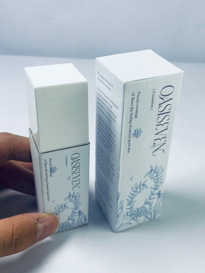 OASISEVEN Liquid foundation (mizu-oshiroi) Finish Foundation, Improves Uneven Skin Tone, Lightweight, Medium Coverage & Semi-Matte, Vegan & Cruelty-Free
