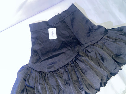 OFIREND Women's Elastic Waist Mini Skirt Flared Hem Ruffle A Line Y2K Short Bubble Skirts