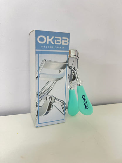 OKBB Eyelash Curler - Comfort-Grip Mint Green for Pain-Free Lash Shaping