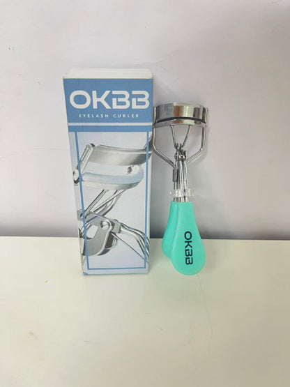OKBB Eyelash Curler - Comfort-Grip Mint Green for Pain-Free Lash Shaping