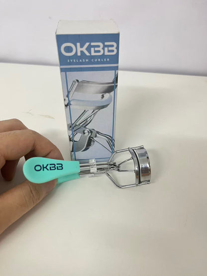 OKBB Eyelash Curler - Comfort-Grip Mint Green for Pain-Free Lash Shaping