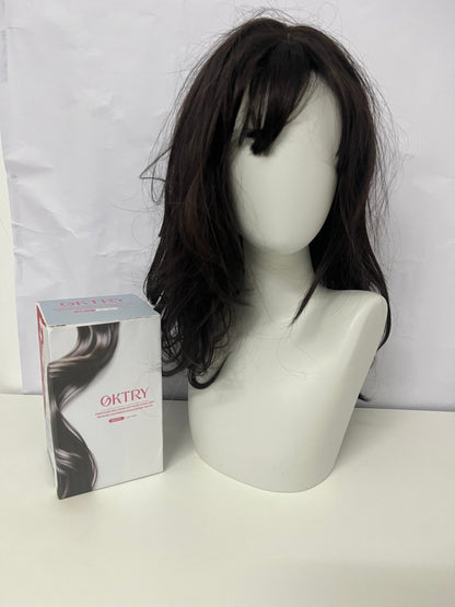 OKTRY Long Wavy Wig — Synthetic Hairpiece with Natural Layered Texture
