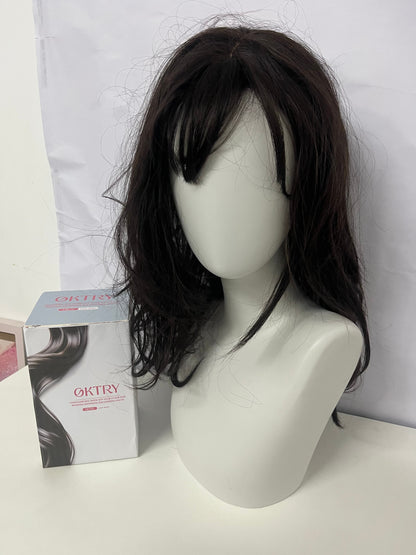 OKTRY Long Wavy Wig — Synthetic Hairpiece with Natural Layered Texture