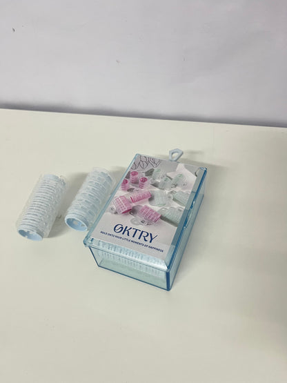 OKTRY Non-Electric Hair Rollers — Self-Grip Curling Tools with Multi-Size Versatility