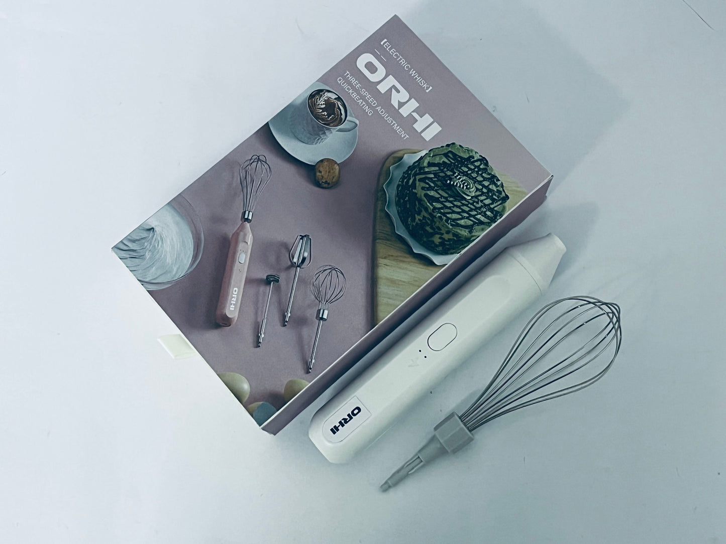 ORHI Powerful Milk Frother & Egg Beater - Powerful Electric Handheld Frother