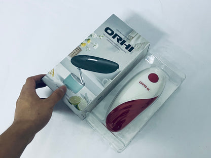 ORHI Electric Can Opener, Effortless One-Touch Operation with Safety Smooth Edge, Battery Powered Automatic Can Opener for All Can Sizes Best for Seniors, Arthritis