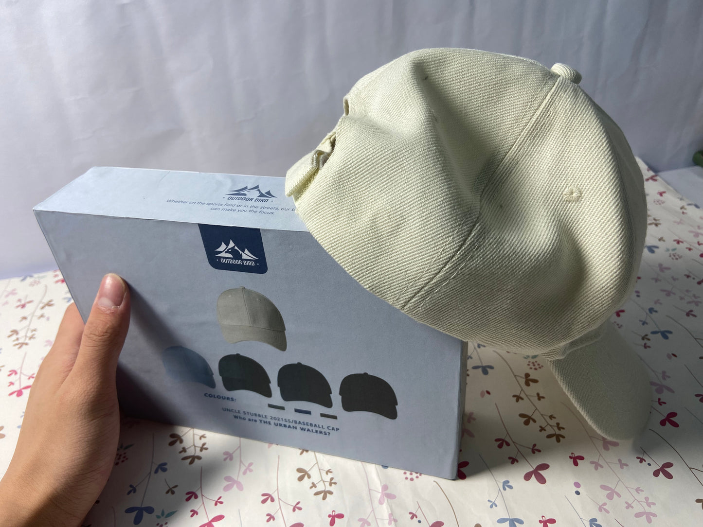 OUTDOOR BIRD Hats Mens Womens Baseball Cap - Adjustable Classic Plain Dad Hat for Running Golf Outdoor Sports