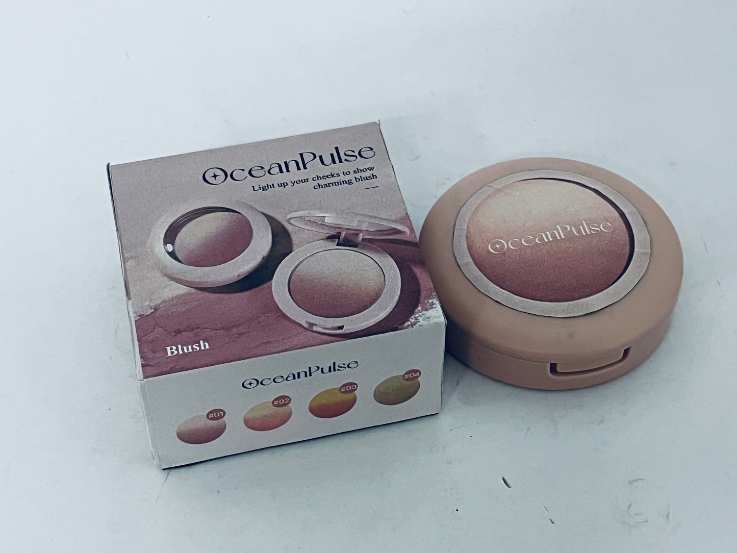 OceanPulse Two Tone Pigmented Buildable Pressed Mineral Powder Matte Fresh Finish for All Skin Color