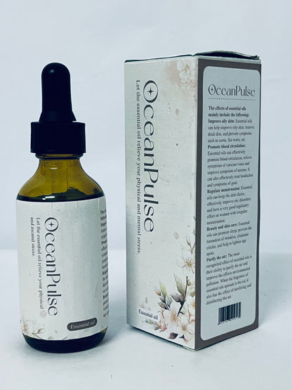 OceanPulse Natural Refreshing floral fragrance Ideal for Aromatherapy, Diffuser & Topical Use
