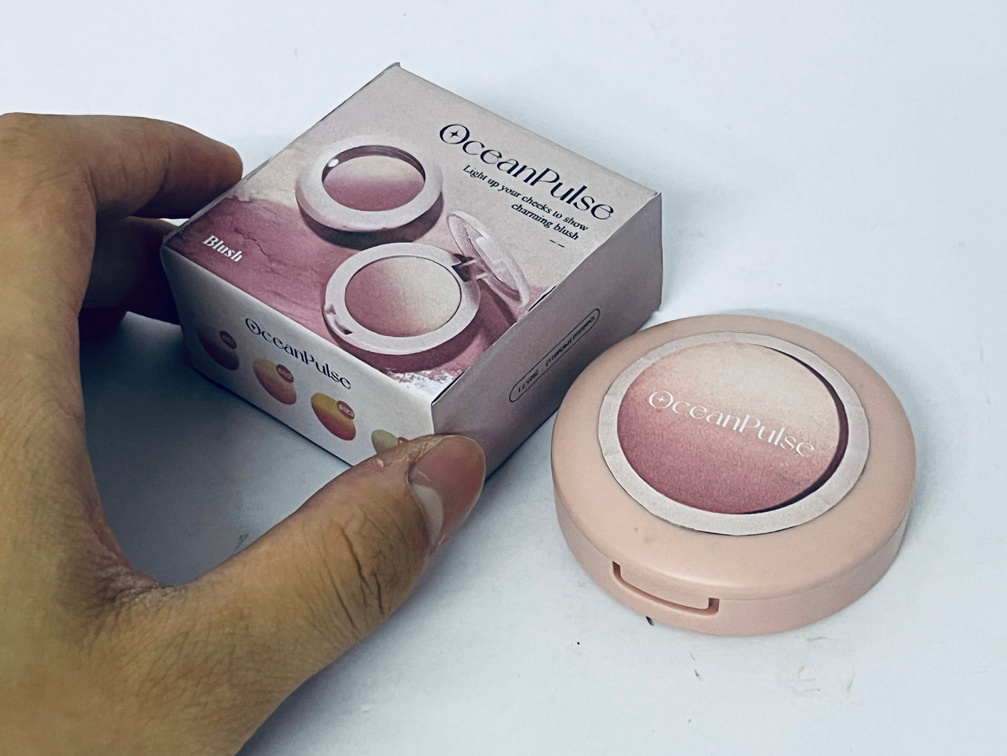 OceanPulse Two Tone Pigmented Buildable Pressed Mineral Powder Matte Fresh Finish for All Skin Color
