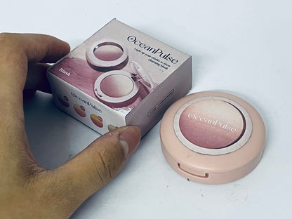 OceanPulse Two Tone Pigmented Buildable Pressed Mineral Powder Matte Fresh Finish for All Skin Color