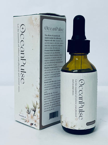 OceanPulse Natural Refreshing floral fragrance Ideal for Aromatherapy, Diffuser & Topical Use
