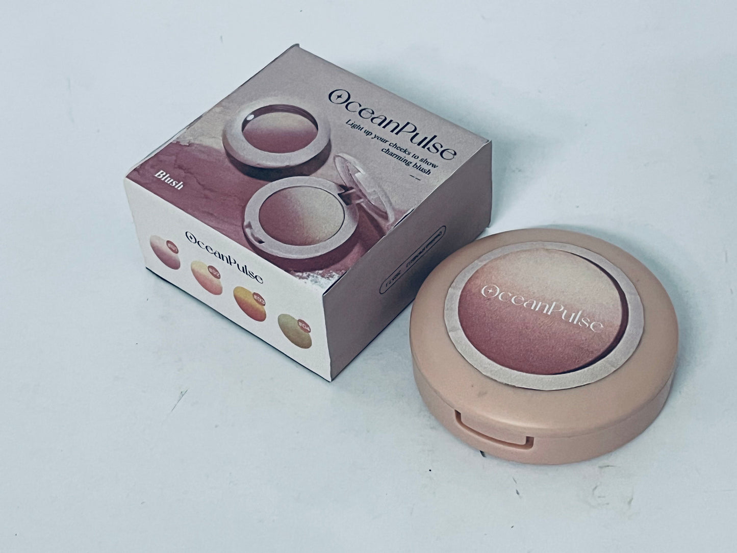 OceanPulse Two Tone Pigmented Buildable Pressed Mineral Powder Matte Fresh Finish for All Skin Color