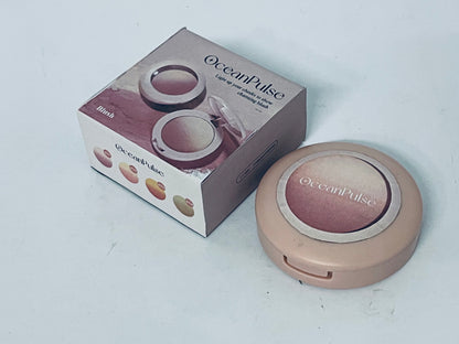 OceanPulse Two Tone Pigmented Buildable Pressed Mineral Powder Matte Fresh Finish for All Skin Color