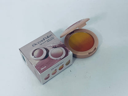 OceanPulse Two Tone Pigmented Buildable Pressed Mineral Powder Matte Fresh Finish for All Skin Color