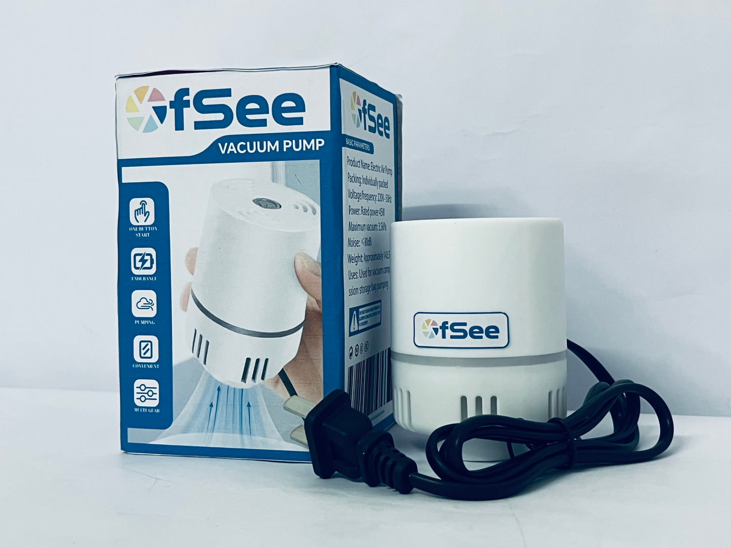 OfSee Vacuum Pump for Storage Bags, Vacuum Bag Pump for Compression Clothing, Quilts, Portable Storage Bag Pump with 1.5 inches Outlet, Fits Most Compression Bags (Storage Bag Not Included)