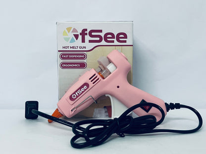 OfSee Hot Glue Gun - Dual Temp, Precision Nozzle, and Easy Squeeze Trigger
