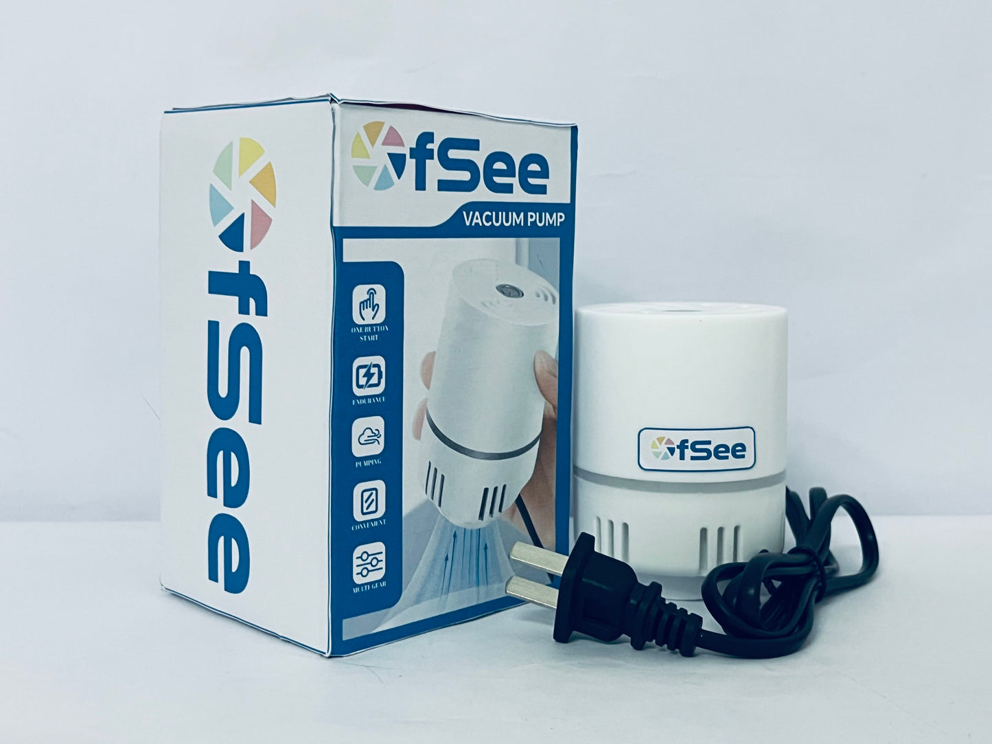 OfSee Vacuum Pump for Storage Bags, Vacuum Bag Pump for Compression Clothing, Quilts, Portable Storage Bag Pump with 1.5 inches Outlet, Fits Most Compression Bags (Storage Bag Not Included)