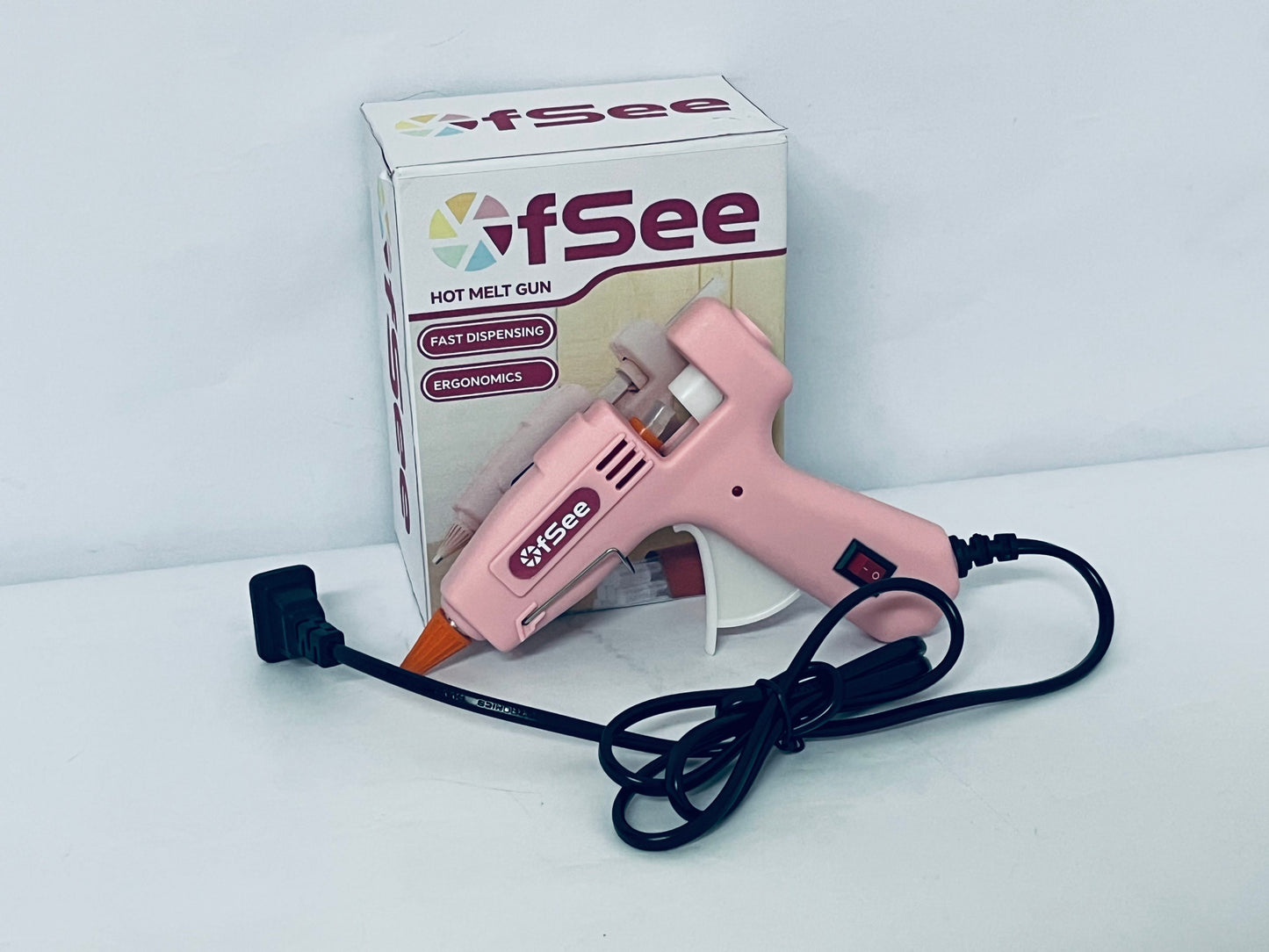 OfSee Hot Glue Gun - Dual Temp, Precision Nozzle, and Easy Squeeze Trigger