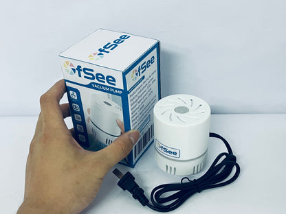 OfSee Vacuum Pump for Storage Bags, Vacuum Bag Pump for Compression Clothing, Quilts, Portable Storage Bag Pump with 1.5 inches Outlet, Fits Most Compression Bags (Storage Bag Not Included)