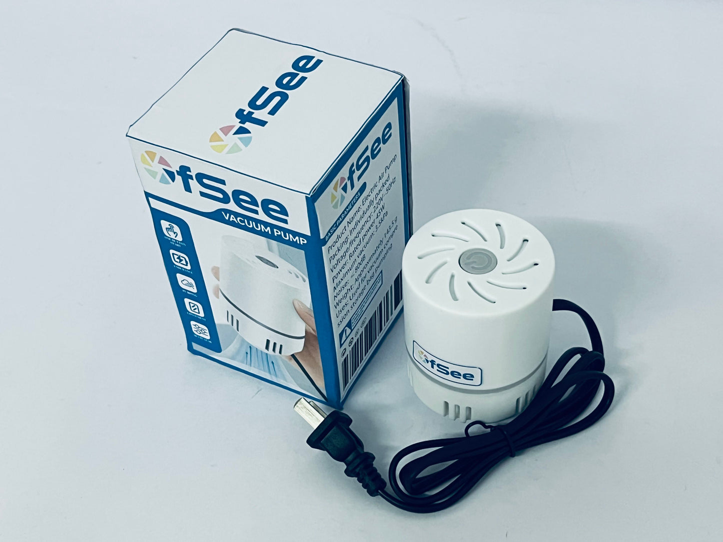 OfSee Vacuum Pump for Storage Bags, Vacuum Bag Pump for Compression Clothing, Quilts, Portable Storage Bag Pump with 1.5 inches Outlet, Fits Most Compression Bags (Storage Bag Not Included)