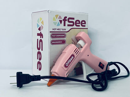 OfSee Hot Glue Gun - Dual Temp, Precision Nozzle, and Easy Squeeze Trigger