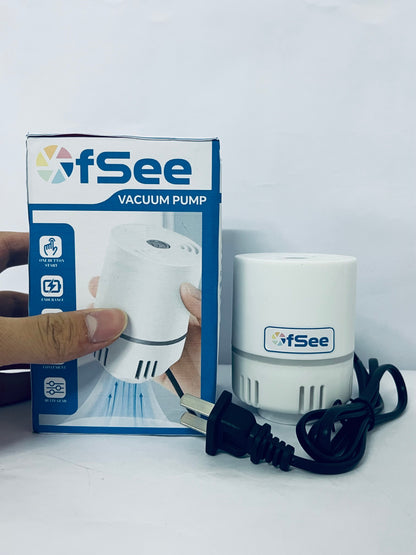 OfSee Vacuum Pump for Storage Bags, Vacuum Bag Pump for Compression Clothing, Quilts, Portable Storage Bag Pump with 1.5 inches Outlet, Fits Most Compression Bags (Storage Bag Not Included)