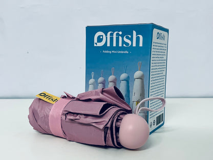 Offish Folding Mini Umbrella: Pocket-Sized Convenience for Rain or Shine