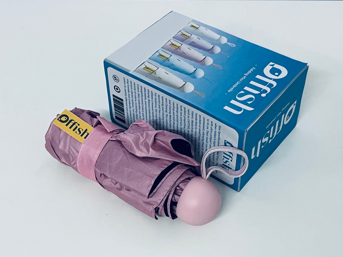 Offish Folding Mini Umbrella: Pocket-Sized Convenience for Rain or Shine
