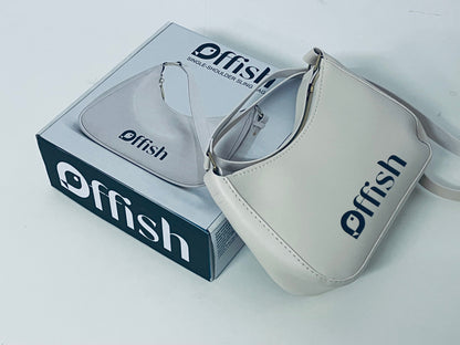 Offish Stylish Single-Shoulder Sling Bag, Retro Minimalist Versatile High-Quality Leather Crossbody Bag for Women, Daily Commute & Casual Storage