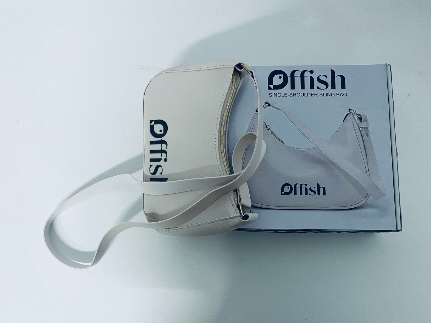 Offish Stylish Single-Shoulder Sling Bag, Retro Minimalist Versatile High-Quality Leather Crossbody Bag for Women, Daily Commute & Casual Storage