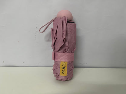 [Offree Umbrellas]——Offree Palm-Sized 6-Fold UV Protection Umbrella - Mini Portable Sun & Rain Umbrella Design Highlights