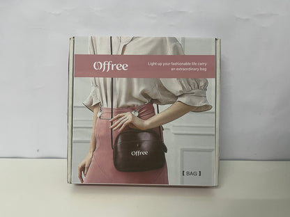 [Offree Crossbody bags]—— Offree Vintage Waxed Leather Crossbody Bag - Versatile Commute Shoulder Bag