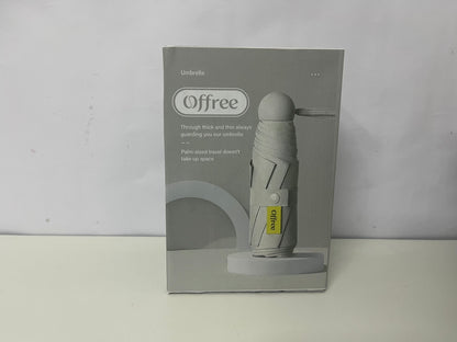 [Offree Umbrellas]——Offree Palm-Sized 6-Fold UV Protection Umbrella - Mini Portable Sun & Rain Umbrella Design Highlights