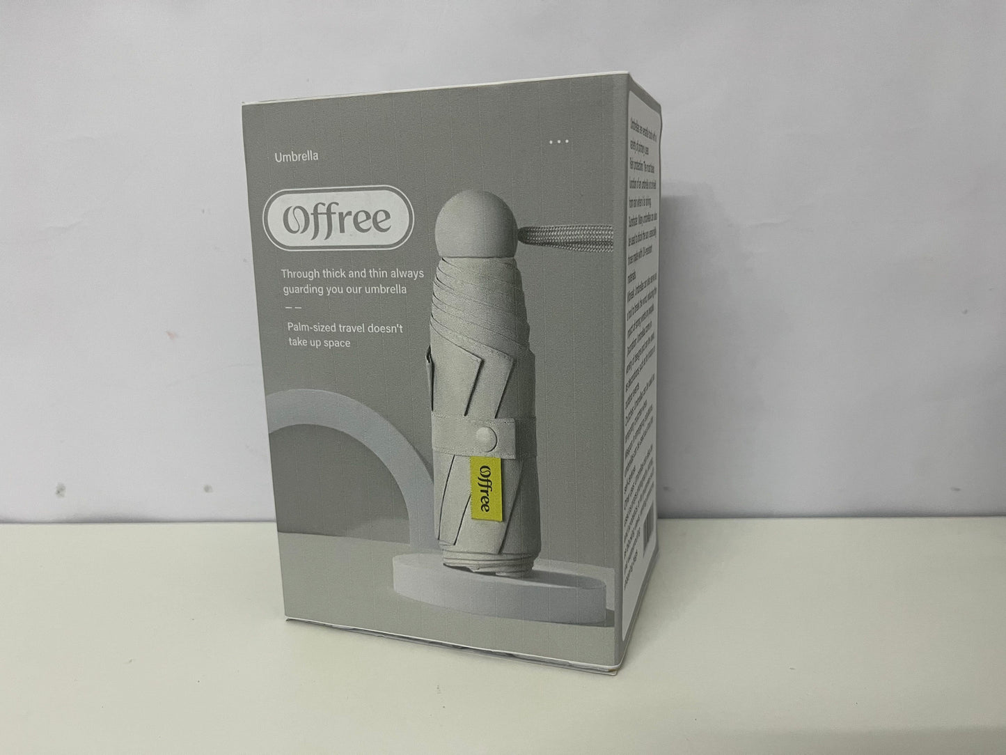 [Offree Umbrellas]——Offree Palm-Sized 6-Fold UV Protection Umbrella - Mini Portable Sun & Rain Umbrella Design Highlights