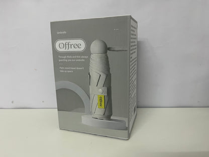 [Offree Umbrellas]——Offree Palm-Sized 6-Fold UV Protection Umbrella - Mini Portable Sun & Rain Umbrella Design Highlights