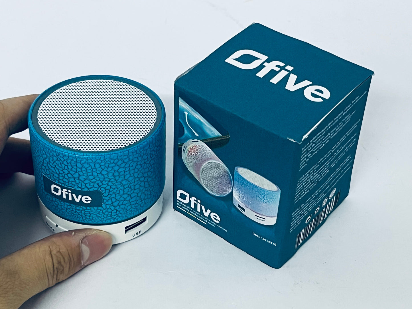 Ofive Small Speaker, Bluetooth Speaker with 360°HD Stereo Sound and Robust Bass, Mini Speakers with Hands-Free Call, IP67 Waterproof, Portable Speakers for Shower, Room, Car, Trip, Ideal Gift for Men, Women