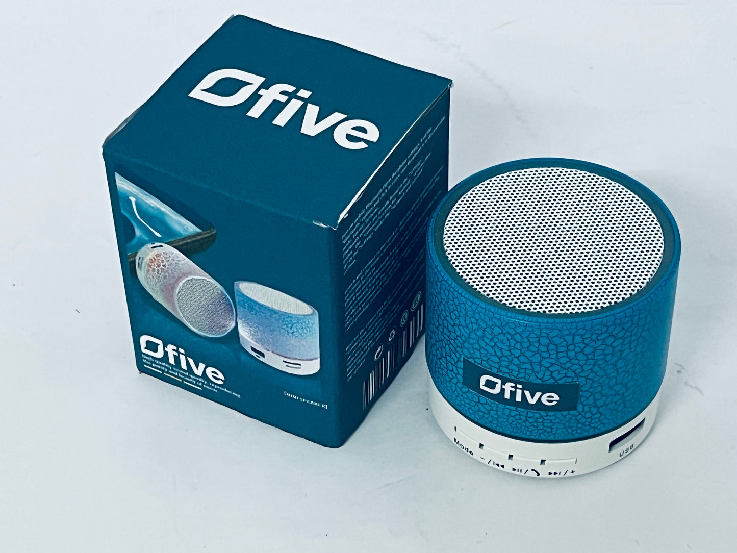 Ofive Small Speaker, Bluetooth Speaker with 360°HD Stereo Sound and Robust Bass, Mini Speakers with Hands-Free Call, IP67 Waterproof, Portable Speakers for Shower, Room, Car, Trip, Ideal Gift for Men, Women