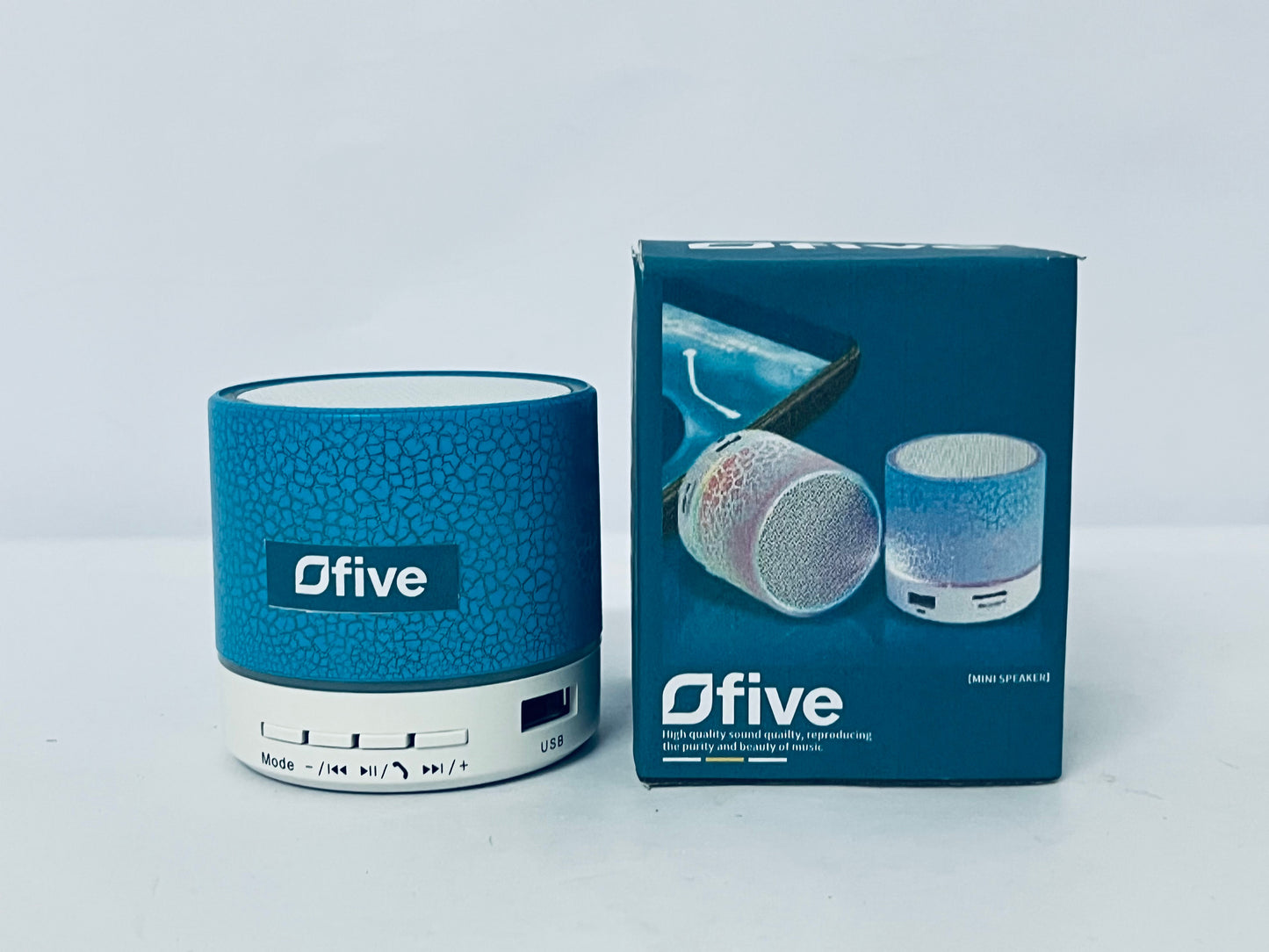 Ofive Small Speaker, Bluetooth Speaker with 360°HD Stereo Sound and Robust Bass, Mini Speakers with Hands-Free Call, IP67 Waterproof, Portable Speakers for Shower, Room, Car, Trip, Ideal Gift for Men, Women