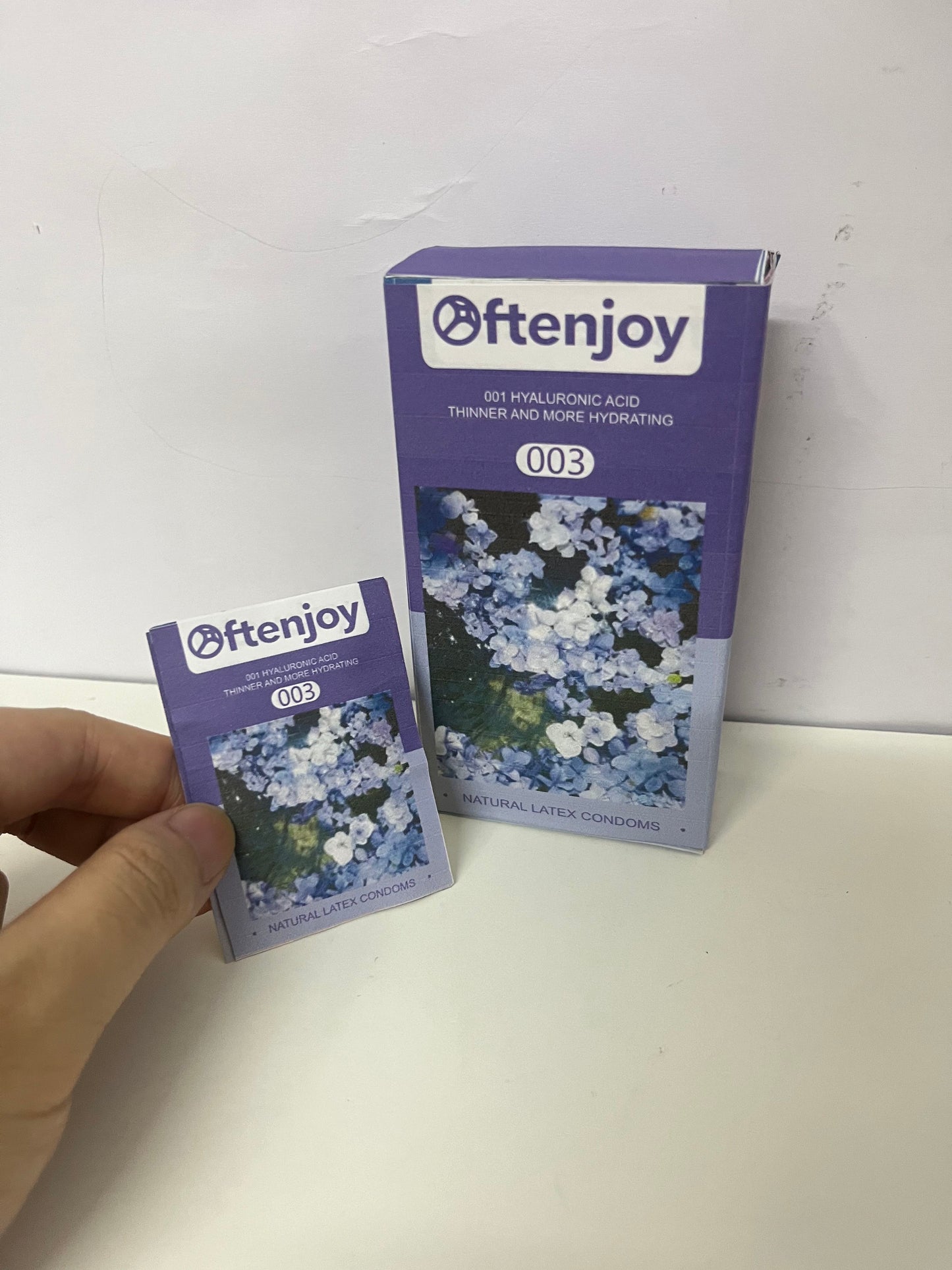 [Oftenjoy Condoms]——003 Hyaluronic Acid Condoms - Ultra-Thin & Hydrating Latex Condoms